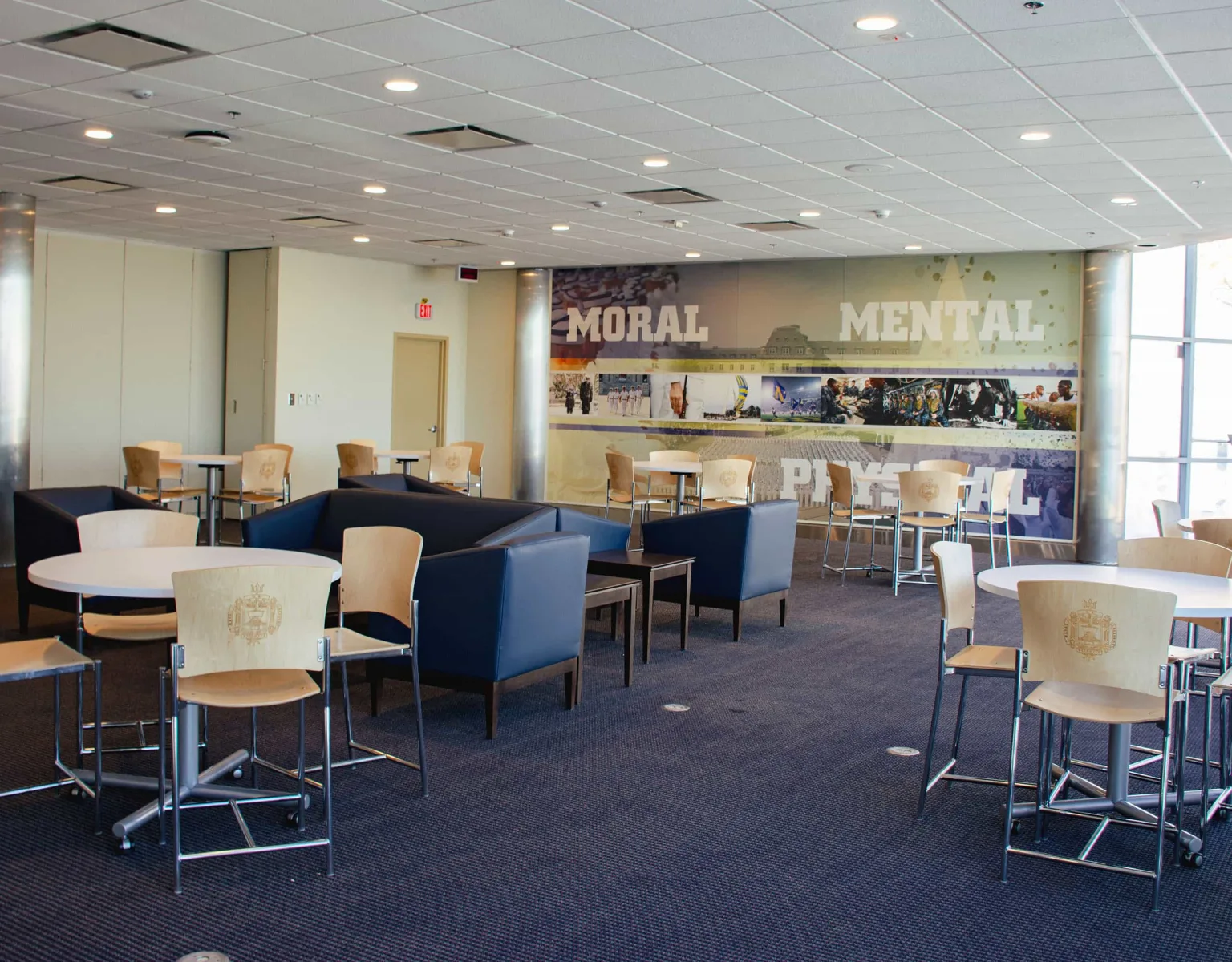 Interior of the Naval Academy Visitor Center