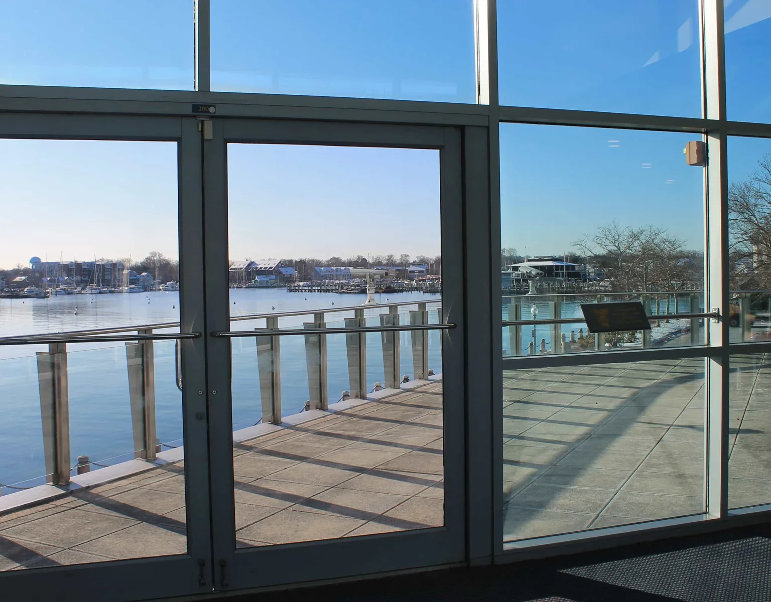 Naval Academy Visitor Center 2nd Deck doorway