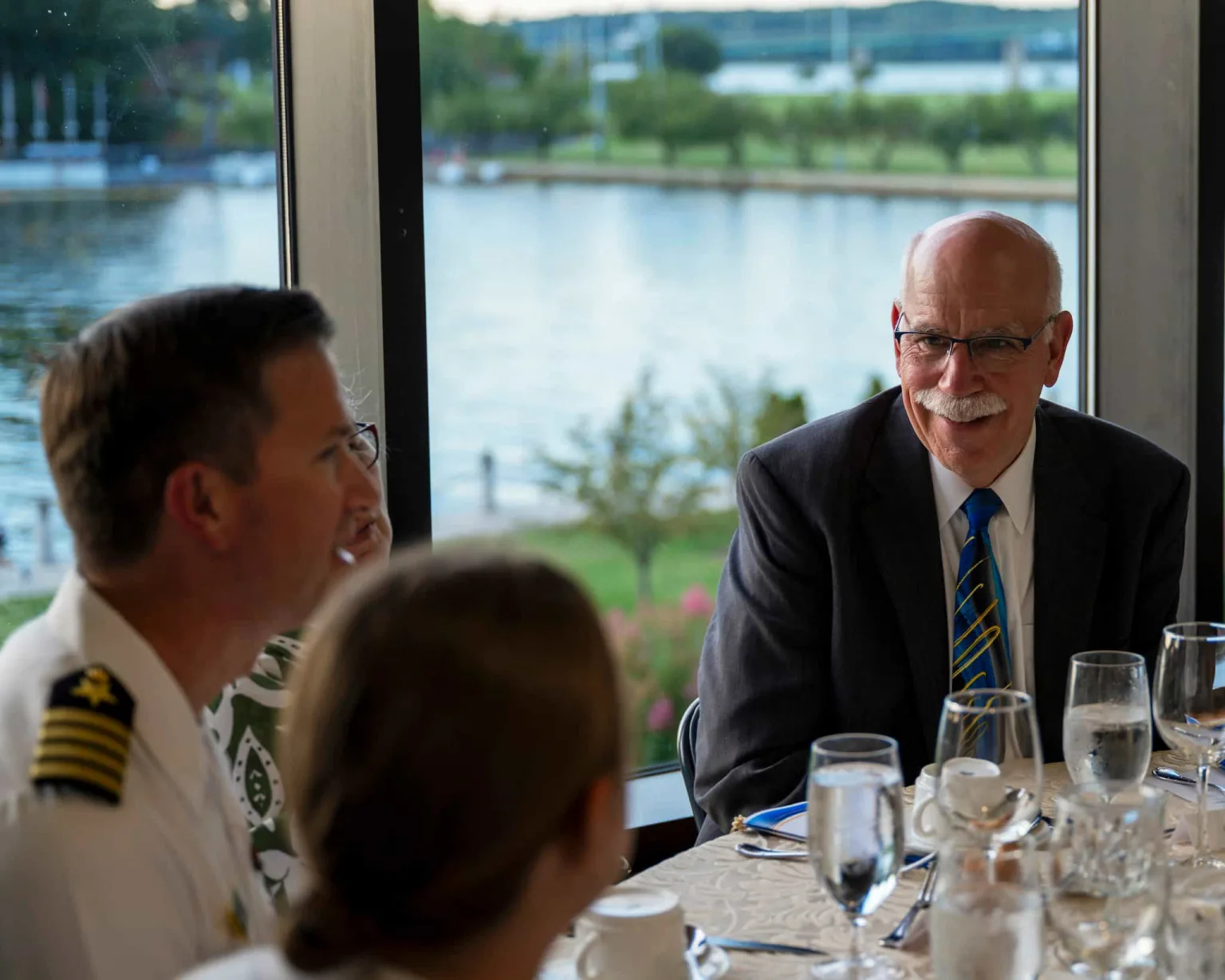 Guests seated at a round table