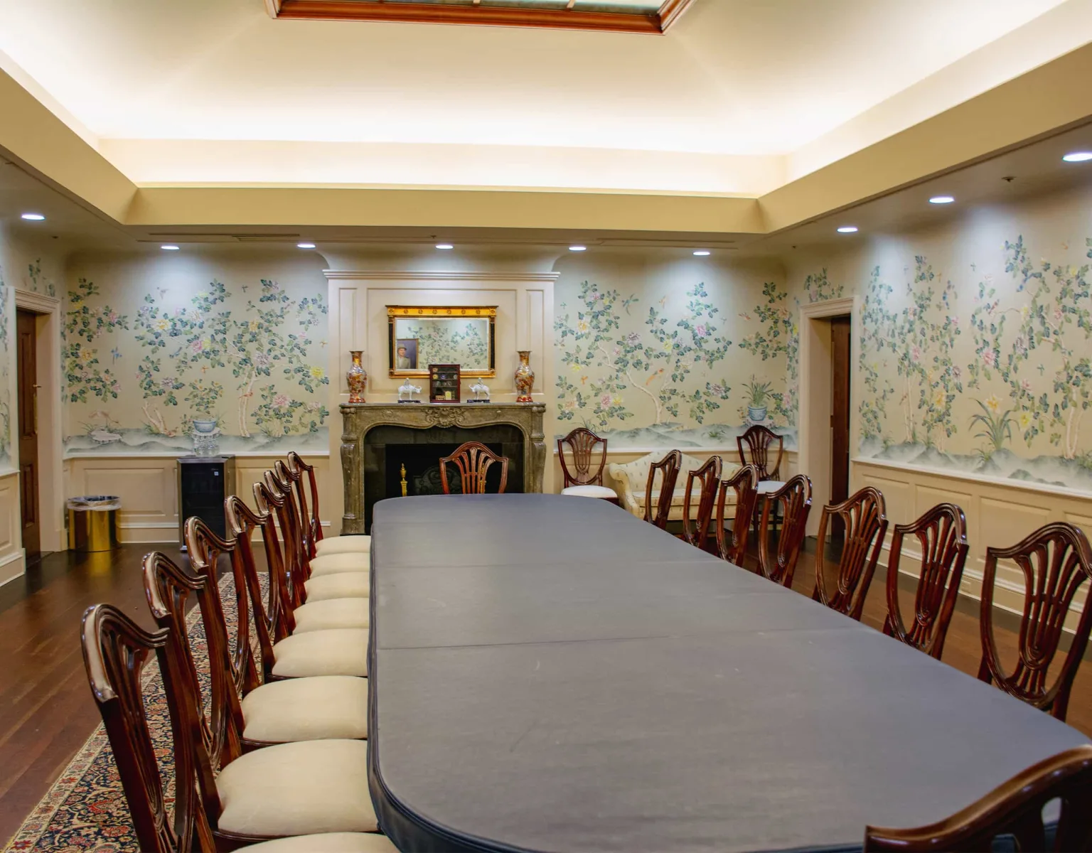 Large table inside The Bryant Room