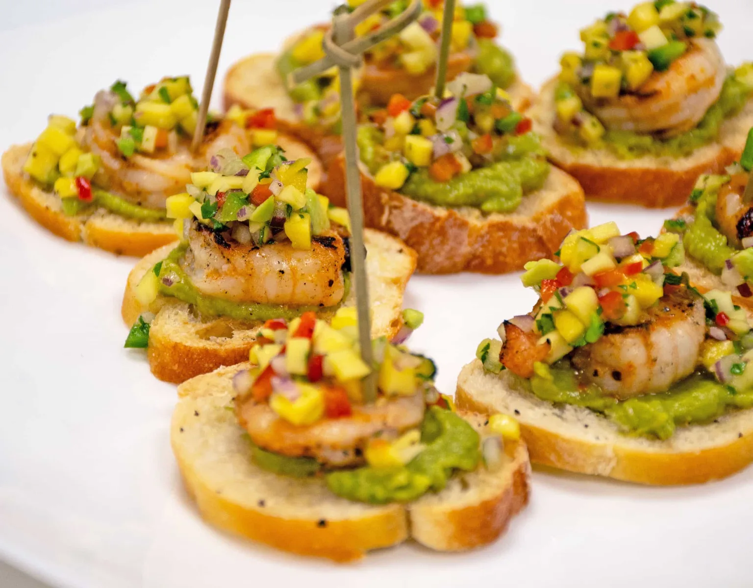 Closeup of hors d'oeuvres