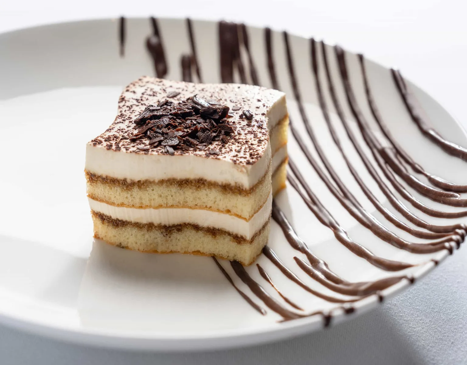 Closeup of a dessert