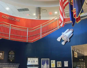 Interior of the Naval Academy Visitor Center
