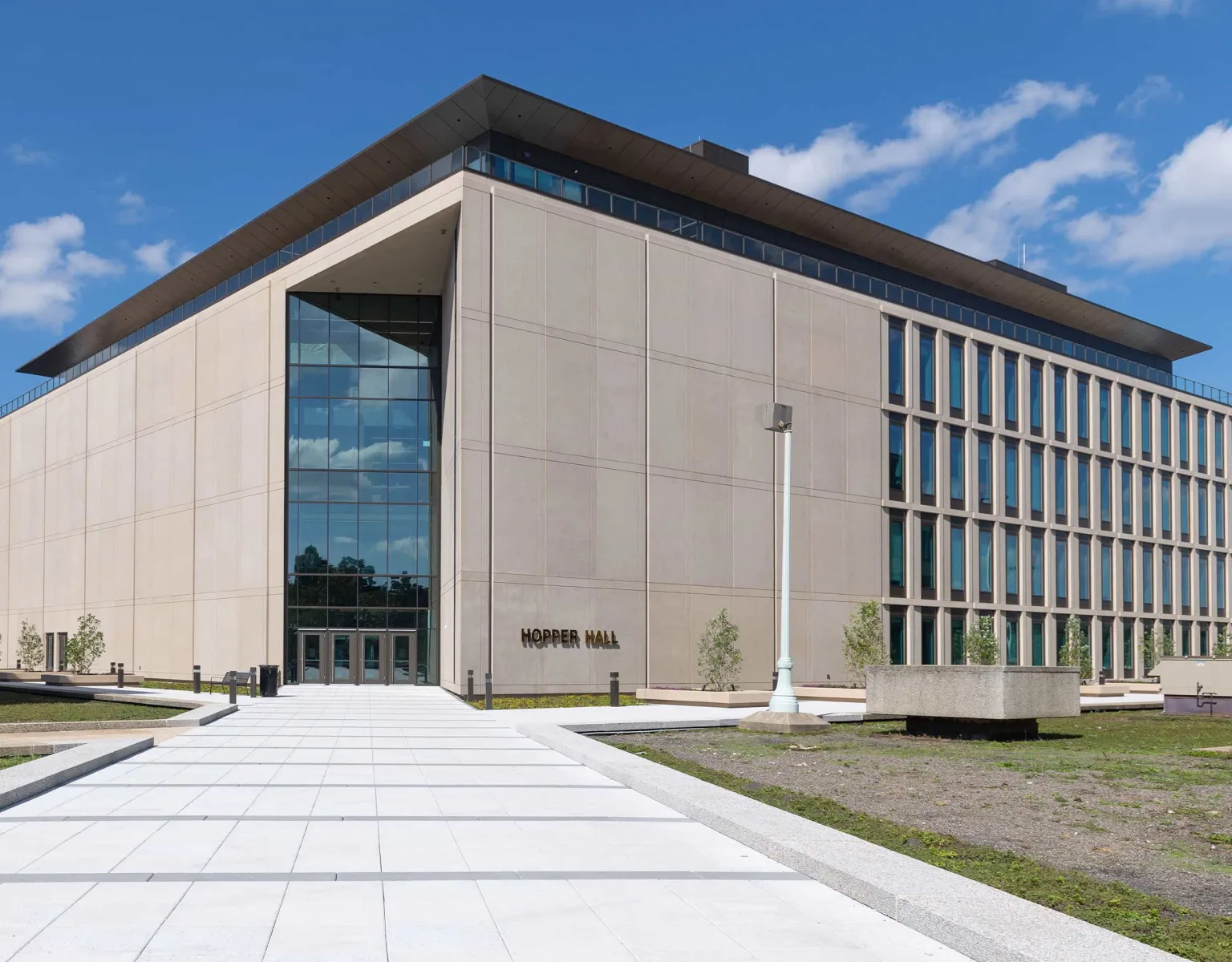 Exterior of Hopper Hall