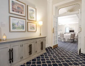Interior of The Naval Academy Club
