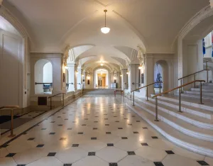 Lobby of Mahan Hall