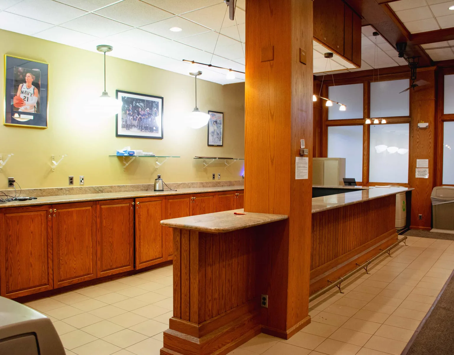 Interior of the Midshipmen Activity Center