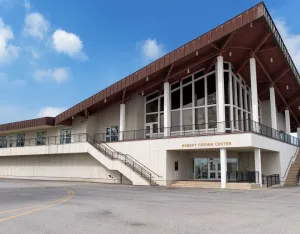 Exterior of the Robert Crown Sailing Center