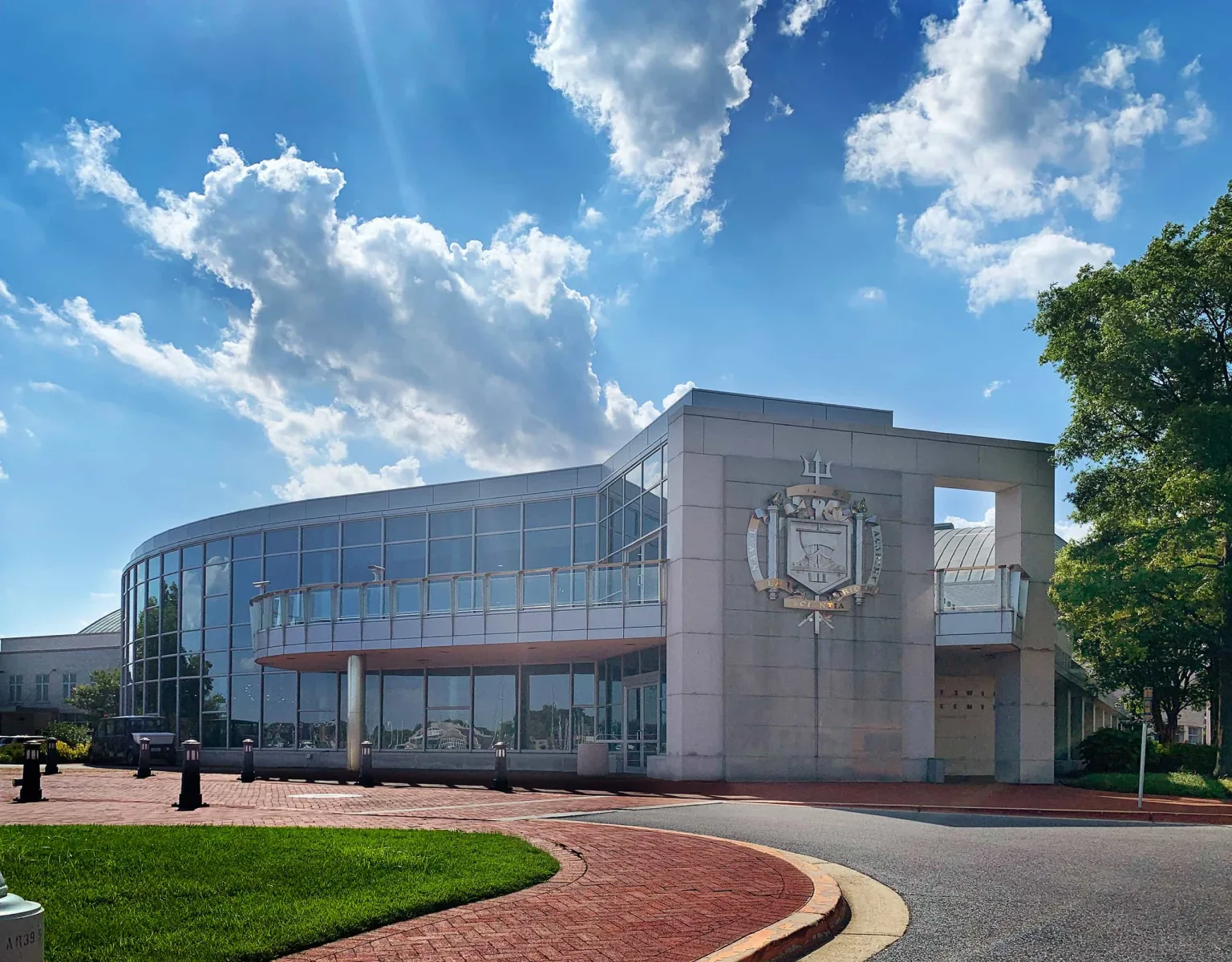 Exterior of the Naval Academy Visitor Center