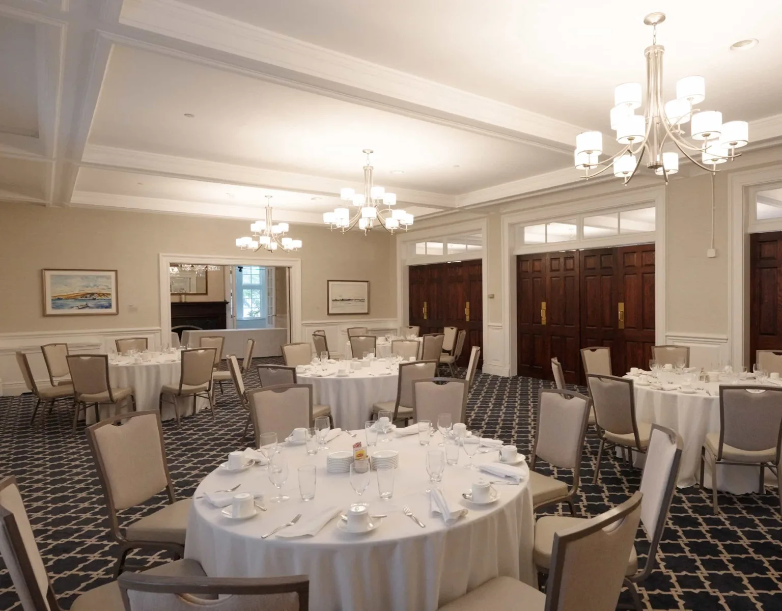 Interior of The Naval Academy Club