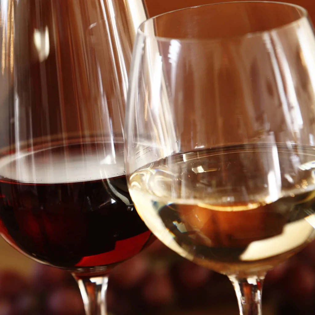 Two glasses of wine