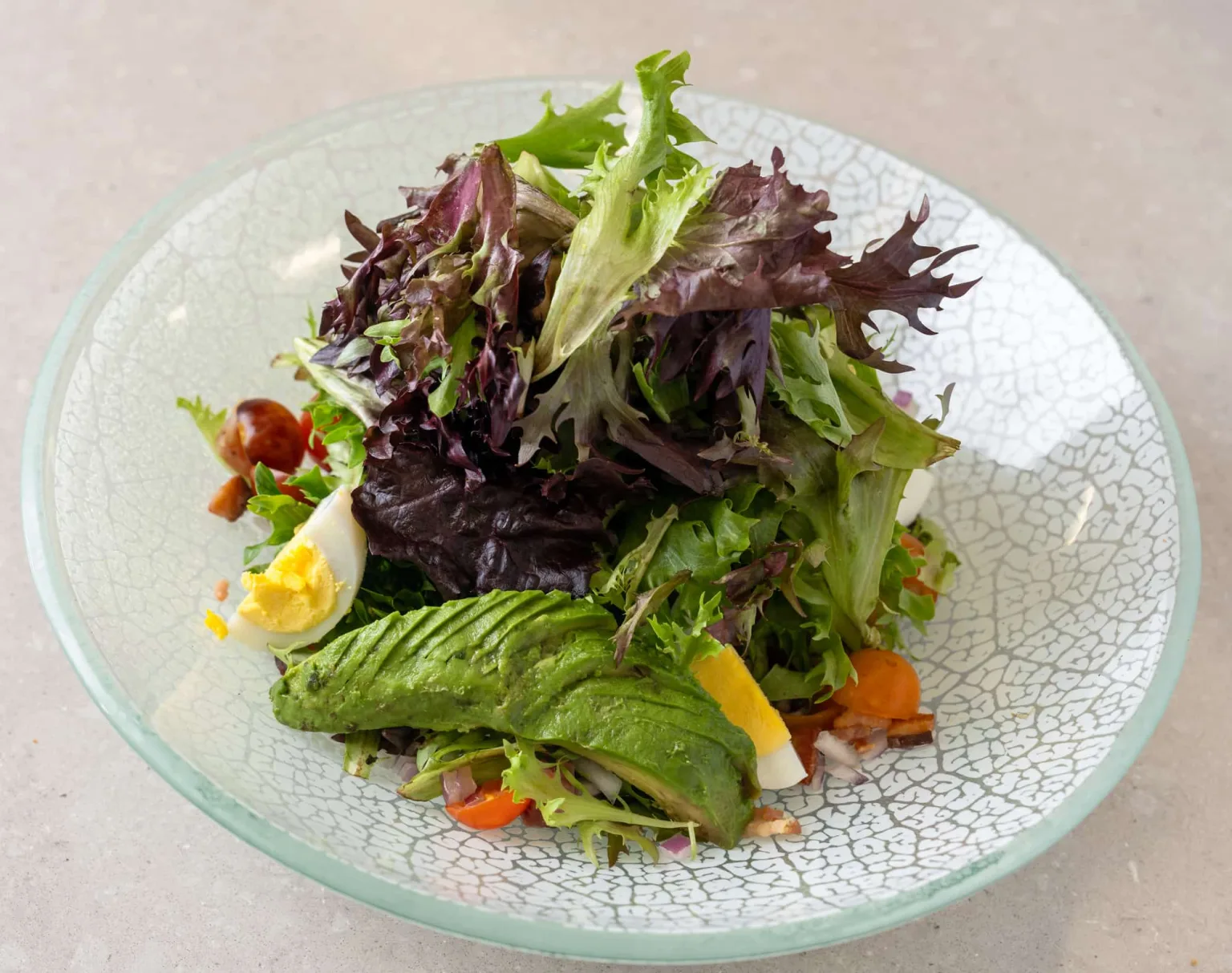 A salad from Drydock Restaurant
